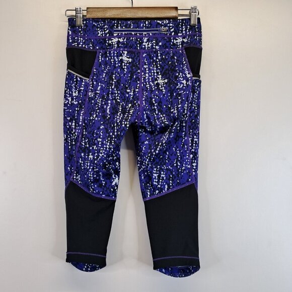 Athleta Be Free Knickers Crop Tights Multicolor Leggings Size XS - Picture 6 of 11